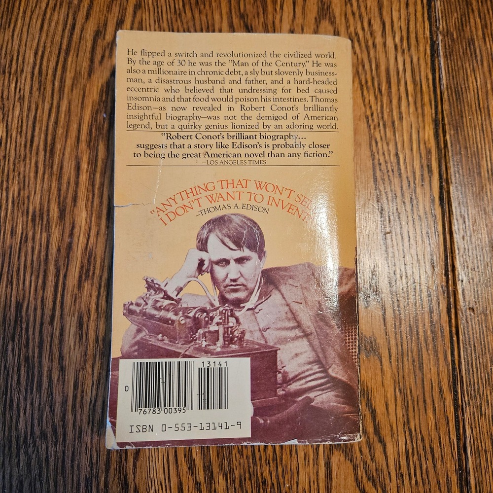A Streak of Luck Thomas Alva Edison Biography Robert Conot Paperback 1979 - Picture 2 of 3